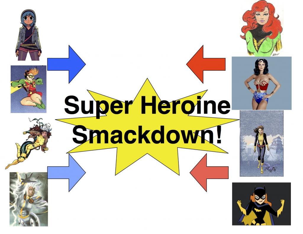 Super Heroine Smackdown Brackets!